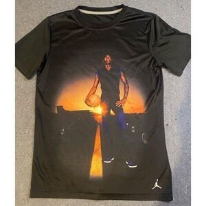 vintage MICHAEL AIR JORDAN nike X-LARGE black‎ 90's dri fit YOUTH flight